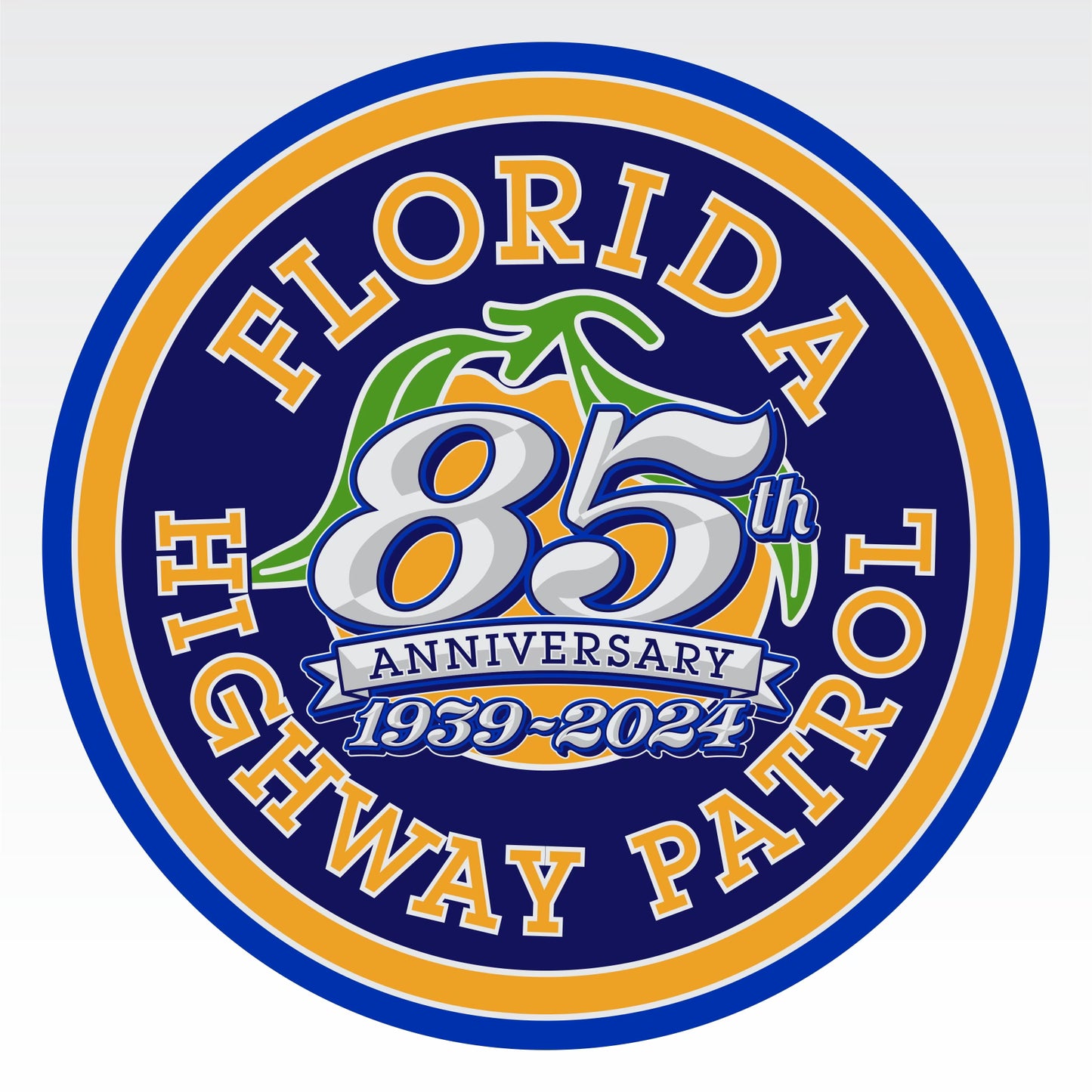 Florida Highway Patrol 85th Anniversary Embroidered Patch