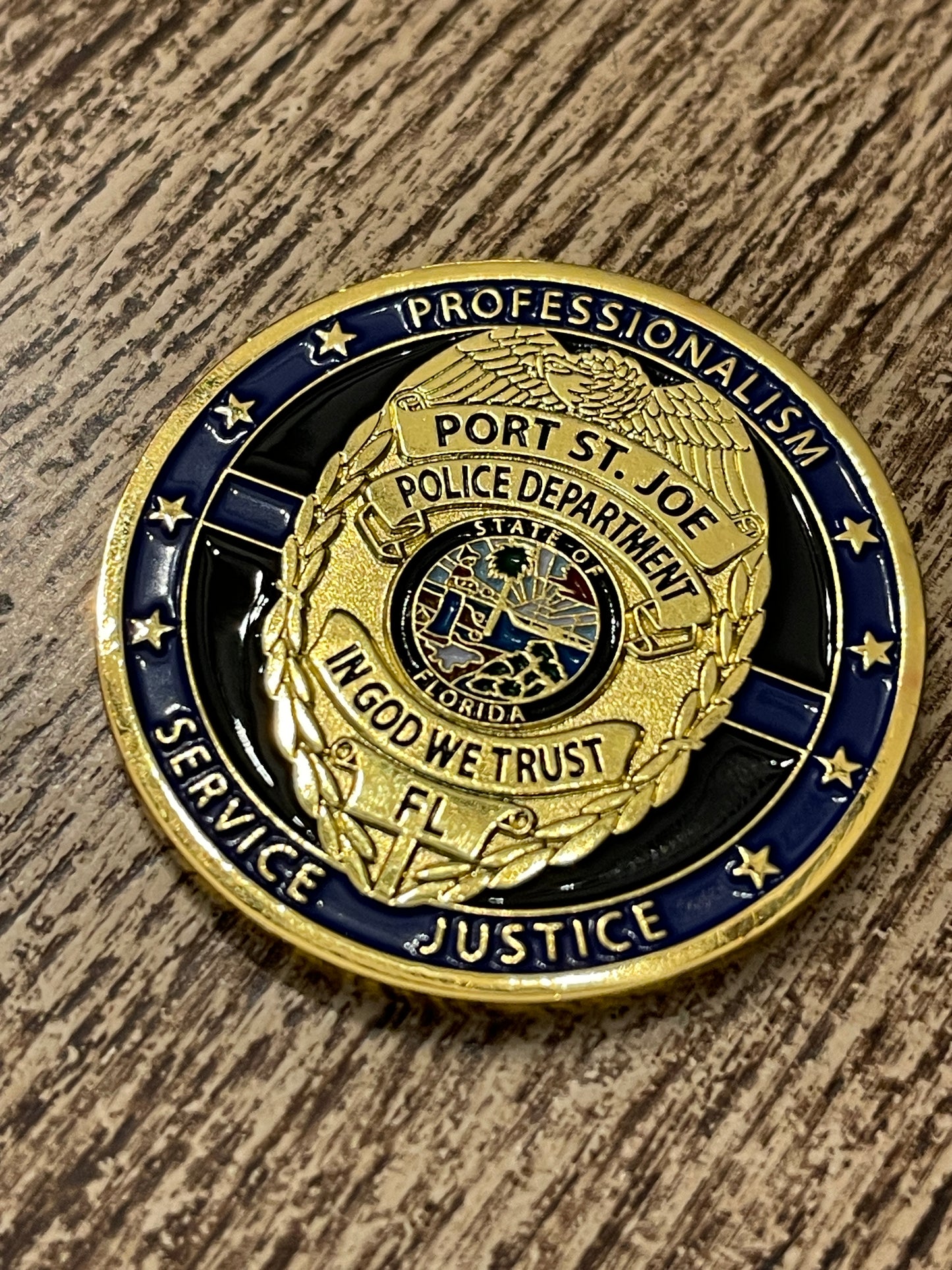 Port St Joe (Florida) Police Department Challenge Coin