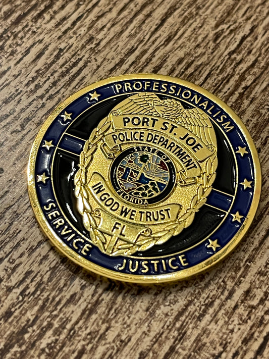 Port St Joe (Florida) Police Department Challenge Coin