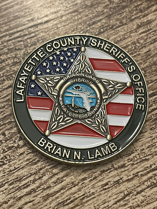 Lafayette (Florida) County Sheriff’s Office Challenge Coin